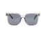 Женские сонцезащитные очки Классика 12498 серые с серой линзой . Photo 2