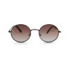 Жіночі сонцезахисні окуляри 12539 коричневі з коричневою лінзою 