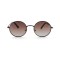 Женские сонцезащитные очки 12539 коричневые с коричневой линзой . Photo 2