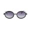 Женские сонцезащитные очки Классика 12540 чёрные с темно-сиреневой линзой . Photo 2
