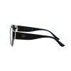 Женские сонцезащитные очки Классика 12541 чёрные с чёрной линзой 