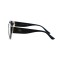 Женские сонцезащитные очки Классика 12541 чёрные с чёрной линзой . Photo 3