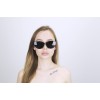 Жіночі сонцезахисні окуляри Класика 12541 чорні з чорною лінзою 