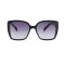 Женские сонцезащитные очки 12542 чёрные с темно-синий линзой . Photo 2