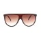 Женские сонцезащитные очки 12545 коричневые с коричневой линзой . Photo 2