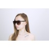 Жіночі сонцезахисні окуляри 12545 коричневі з коричневою лінзою 