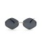 Женские сонцезащитные очки Классика 12547 золотые с чёрной линзой . Photo 2