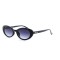 Женские сонцезащитные очки Классика 12548 чёрные с темно-синий линзой . Photo 1