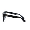 Жіночі сонцезахисні окуляри 12549 чорні з чорною лінзою 