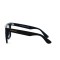 Женские сонцезащитные очки 12549 чёрные с чёрной линзой . Photo 3