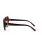 Женские сонцезащитные очки Классика 12551 коричневые с коричневой линзой . Photo 3
