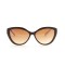 Женские сонцезащитные очки 12552 коричневые с коричневой линзой . Photo 2