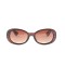 Женские сонцезащитные очки 12556 коричневые с коричневой линзой . Photo 2
