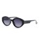 Женские сонцезащитные очки Классика 12559 чёрные с темно-синий линзой . Photo 1