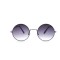 Женские сонцезащитные очки 12566 чёрные с темно-сиреневой линзой . Photo 2