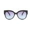 Женские сонцезащитные очки 12590 чёрные с сиреневой линзой . Photo 2