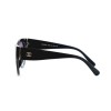 Жіночі сонцезахисні окуляри 12590 чорні з бузковою лінзою 
