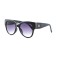 Женские сонцезащитные очки 12591 чёрные с темно-сиреневой линзой . Photo 1
