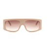 Жіночі сонцезахисні окуляри 12592 тілесні з коричневою лінзою 