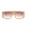 Женские сонцезащитные очки 12592 телесные с коричневой линзой . Photo 2