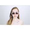 Жіночі сонцезахисні окуляри 12592 тілесні з коричневою лінзою 