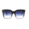 Женские сонцезащитные очки Классика 12594 чёрные с темно-синий линзой . Photo 2