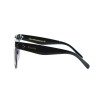 Женские сонцезащитные очки Классика 12594 чёрные с темно-синий линзой 