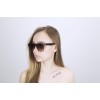 Женские сонцезащитные очки Классика 12597 коричневые с коричневой линзой 