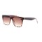 Женские сонцезащитные очки Классика 12597 коричневые с коричневой линзой . Photo 1