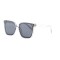 Женские сонцезащитные очки 12598 прозрачные с чёрной линзой . Photo 1