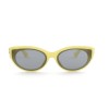 Жіночі сонцезахисні окуляри 12601 зелені з сірою лінзою 