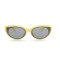 Женские сонцезащитные очки 12601 зелёные с серой линзой . Photo 2