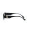 Женские сонцезащитные очки Классика 12602 чёрные с чёрной линзой . Photo 3