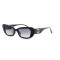 Женские сонцезащитные очки Классика 12602 чёрные с чёрной линзой . Photo 1