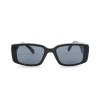 Жіночі сонцезахисні окуляри 12603 чорні з чорною лінзою 