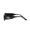 Женские сонцезащитные очки 12603 чёрные с чёрной линзой . Photo 3
