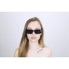 Жіночі сонцезахисні окуляри 12603 чорні з чорною лінзою 