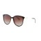 Женские сонцезащитные очки Классика 12606 чёрные с коричневой линзой . Photo 1