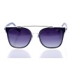 Жіночі сонцезахисні окуляри 10266 сині з фіолетовою лінзою 