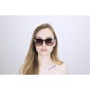 Жіночі сонцезахисні окуляри 12609 коричневі з коричневою лінзою 