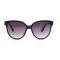 Женские сонцезащитные очки 12610 чёрные с темно-сиреневой линзой . Photo 2