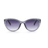 Жіночі сонцезахисні окуляри Класика 12611 сірі з темно-бузковою лінзою 