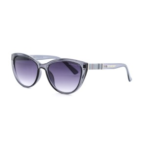 Женские сонцезащитные очки Классика 12611 серые с темно-сиреневой линзой 