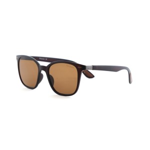 Женские сонцезащитные очки 12640 коричневые с коричневой линзой 