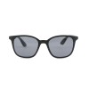 Жіночі сонцезахисні окуляри 12641 чорні з чорною лінзою 