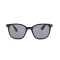 Женские сонцезащитные очки 12641 чёрные с чёрной линзой . Photo 2