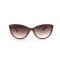 Женские сонцезащитные очки Классика 12652 коричневые с коричневой линзой . Photo 2