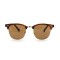 Женские сонцезащитные очки Классика 12658 коричневые с коричневой линзой . Photo 2
