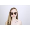 Жіночі сонцезахисні окуляри Класика 12658 коричневі з коричневою лінзою 