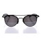 Женские сонцезащитные очки 10267 чёрные с чёрной линзой . Photo 2